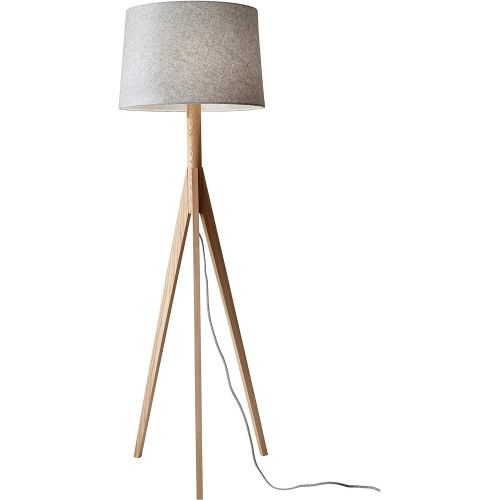  Adesso 3208-12 Eden Floor Lamp, Smart Outlet Compatible, 59.25