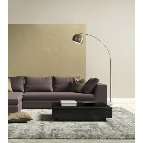  Adesso 5170-21 Astoria Modern Chic Arc Lamp, Smart Outlet Compatible, 42 x 12 x 78, Antique Brass