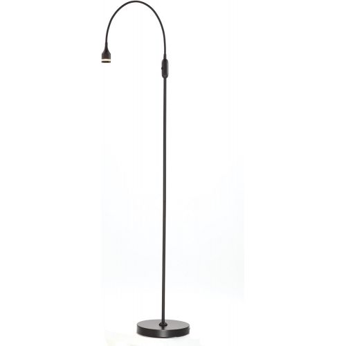  Adesso 3219-01 Prospect 45-56 LED Floor Lamp, Black, Smart Outlet Compatible