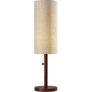 Adesso 3338-15 Hamptons Floor Lamp Smart Outlet Compatible, 65, Walnut