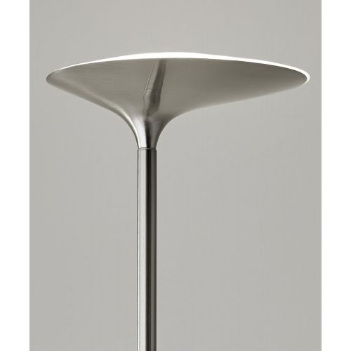  Adesso Home 5145-22 Transitional LED Floor Lamp from Kepler Collection in Pwt, Nckl, B/S, Slvr. Finish, 70.5