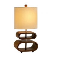 Adesso 3202-15 Rhythm 19.5 Table Lamp, Smart Outlet Compatible, One Size, Walnut