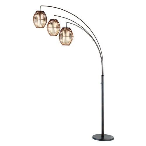  Adesso Maui 4026 Arc Lamp - Antique Bronze