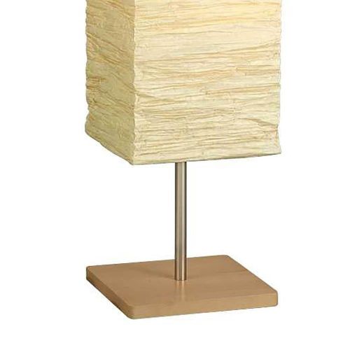  Adesso Dune Floorchiere Lamp, Natural Finish