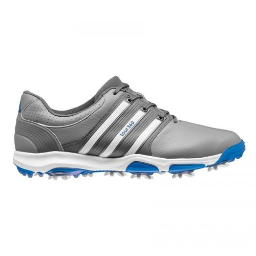 아디다스 Adidas Mens Tour 360 X GreyFTW WhiteBahia Blue Golf Shoes Q47033  Q47056 by Adidas