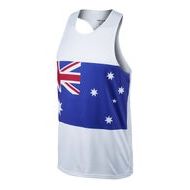 Adidas BOA Mens Printed Singlet Australia Flag