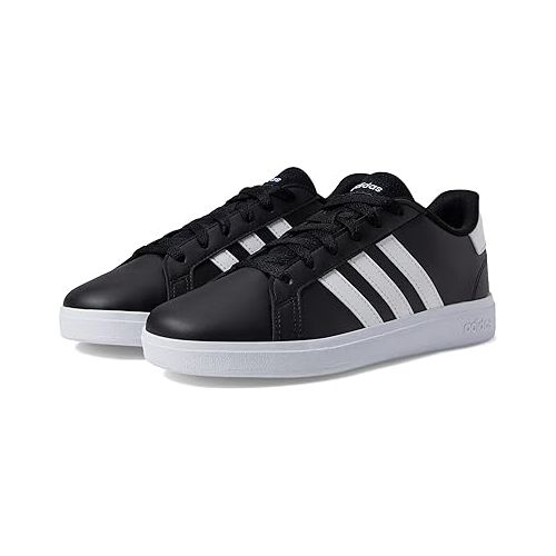 아디다스 adidas Unisex-Child Grand Court 2.0 Elastic (Little Big Kid) Sneaker