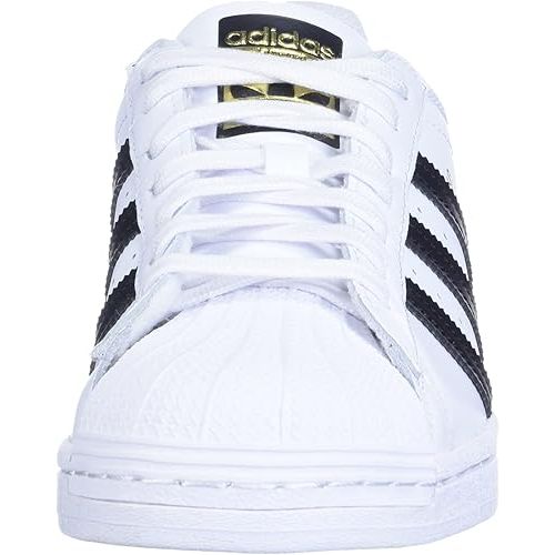 아디다스 adidas Women's Superstar Sneaker, White/Black/White, 6