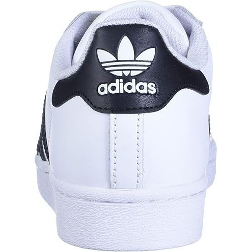 아디다스 adidas Women's Superstar Sneaker, White/Black/White, 6