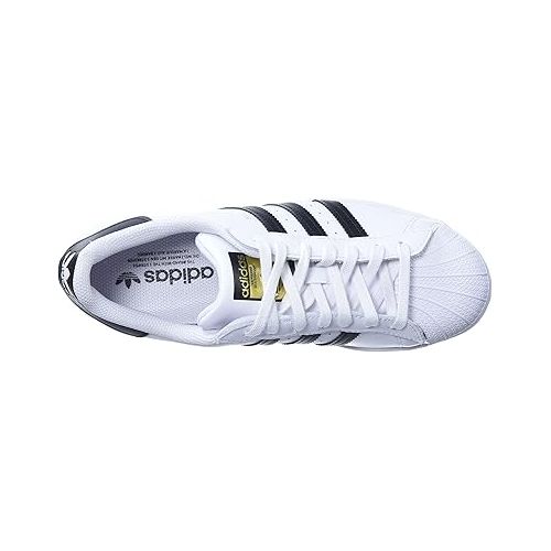 아디다스 adidas Women's Superstar Sneaker, White/Black/White, 6
