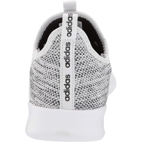 아디다스 adidas Women's Cloud foam Pure Running Shoe, white/white/black, 6 Medium US