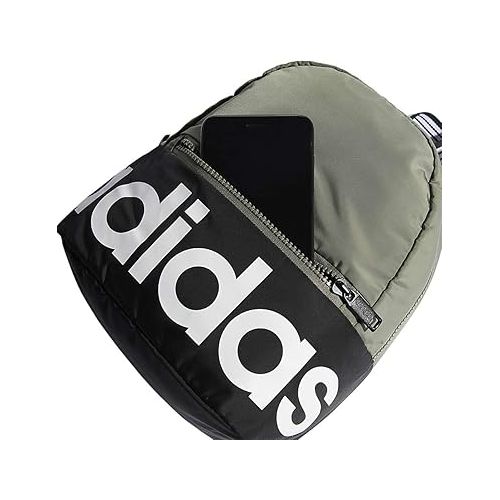 아디다스 adidas Linear Mini Backpack Small Travel Bag, One Size