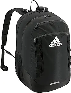 adidas Unisex-Adult Excel Backpack, Black/White, One Size