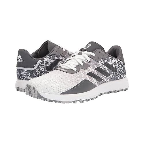 아디다스 adidas Men's S2g Spikeless Golf Shoes, Footwear White/Grey Three/Grey Two, 12
