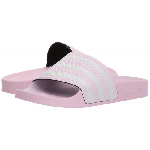 아디다스 adidas Originals Kids Adilette, aero Pink/White/aero Pink, 3 M US Little Kid