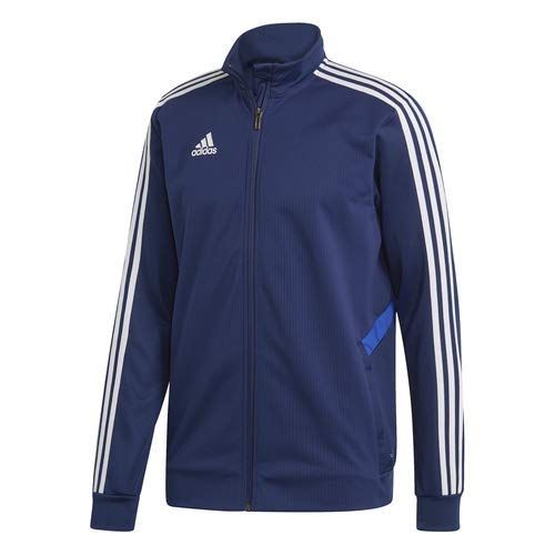 아디다스 Adidas adidas Mens Tiro 19 Training Jackets (S, Dark Blue/Bold Blue/White)