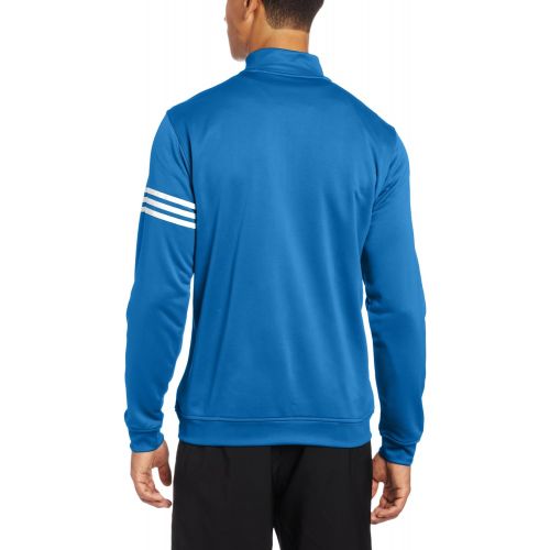 아디다스 adidas Golf Mens Climalite Long Sleeve/Layering 3-Stripe Pullover