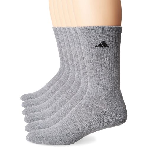 아디다스 Adidas adidas Mens Athletic Cushioned Crew Socks (6-Pack)