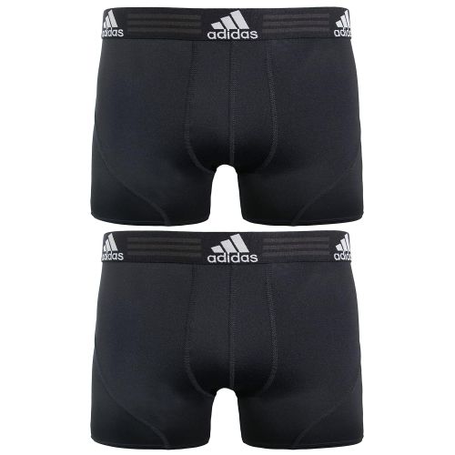아디다스 Adidas adidas Mens Sport Performance Climalite Trunk Underwear (2-Pack)