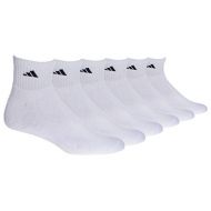 adidas Mens Athletic Quarter Sock (6-Pack)