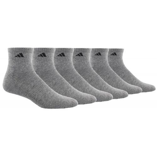 아디다스 Adidas adidas Mens Athletic Quarter Sock (6-Pack)