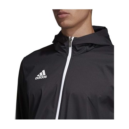 아디다스 adidas Men's Tiro 19 Warm Jacket (Small) Black/White