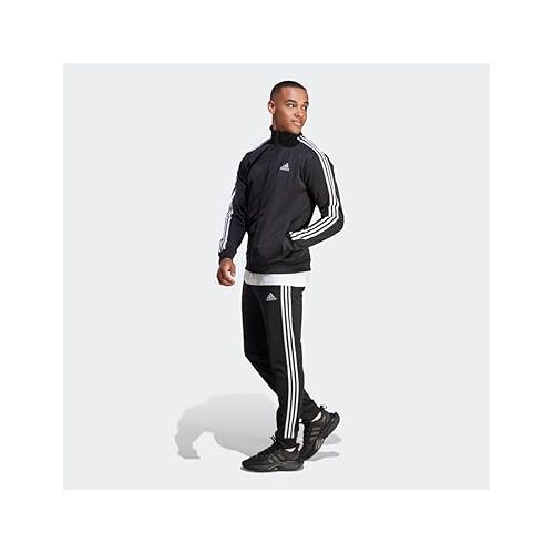 아디다스 adidas Men's Sportswear Basic 3-stripes Tricot Track Suit