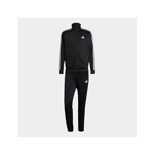 아디다스 adidas Men's Sportswear Basic 3-stripes Tricot Track Suit