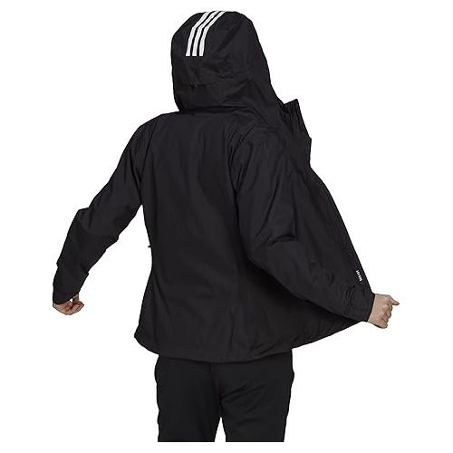 아디다스 adidas Women's Basic 3-Stripes Rain.rdy Jacket