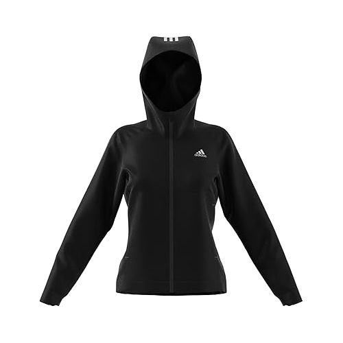 아디다스 adidas Women's Basic 3-Stripes Rain.rdy Jacket