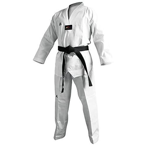 아디다스 adidas Champion II Taekwondo Dobok Uniform with Black V Neck