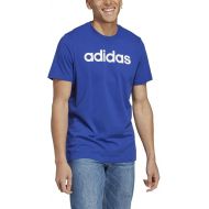 adidas Men's Essentials Single Jersey Linear Embroidered Logo T-Shirt