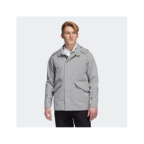 아디다스 adidas Men's Adicross Elements Jacket - Gray Three LG