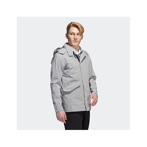 아디다스 adidas Men's Adicross Elements Jacket - Gray Three LG