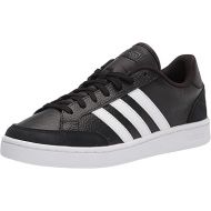 adidas Men's Grand Court SE Racquetball Shoe, Black/White/Dove Grey, 11.5