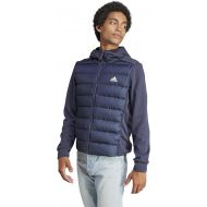 adidas Men's Essentials Hybrid Down Hooded Jacket