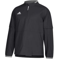 adidas Mens Fielders Choice 2.0 Long Sleeve Baseball Convertible Jacket Black L