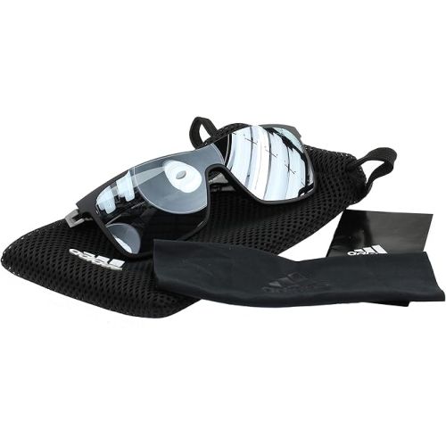 아디다스 adidas SP0019 Panto Sunglasses, Black, 00mm