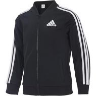 adidas Girls' Zip-up Tricot Track Jacket Warm-up Bomber