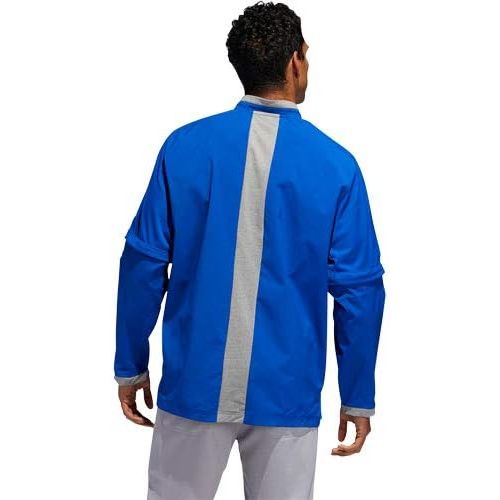 아디다스 adidas Mens Fielders Choice 2.0 Long Sleeve Baseball Convertible Jacket Royal L