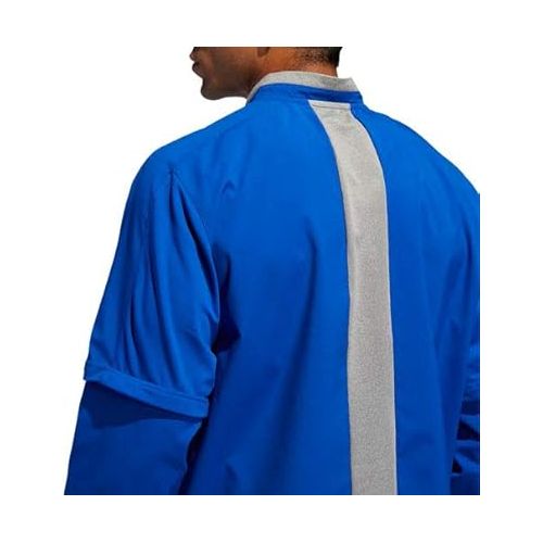 아디다스 adidas Mens Fielders Choice 2.0 Long Sleeve Baseball Convertible Jacket Royal L