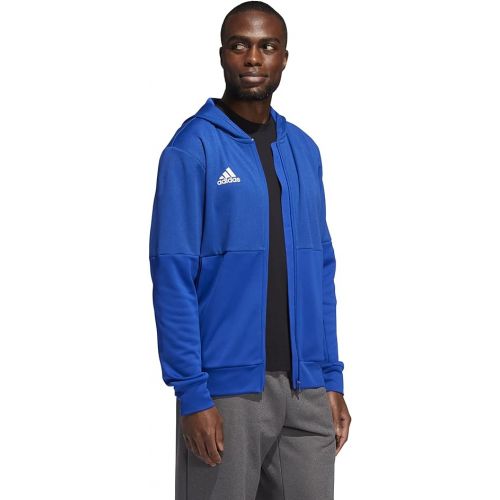 아디다스 adidas Team Issue Full Zip Jacket Mens FQ0083 Size XL Royal/White/