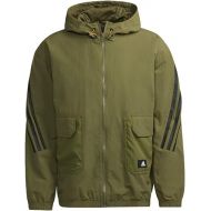 Adidas Men's Future Icons Woven Jacket, Focus Olive