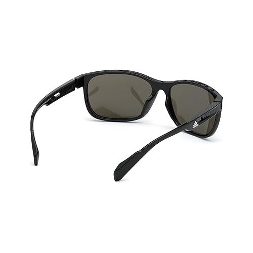 아디다스 Sunglasses Adidas Sport SP 0014 01D Shiny Black/Smoke Polarized Lenses
