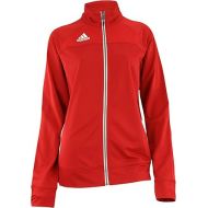 adidas Women's Climalite Utility Jacket,Red/White Small