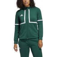 adidas Under The Lights Full Zip Jacket - Women's Casual L Team Dark Green/White