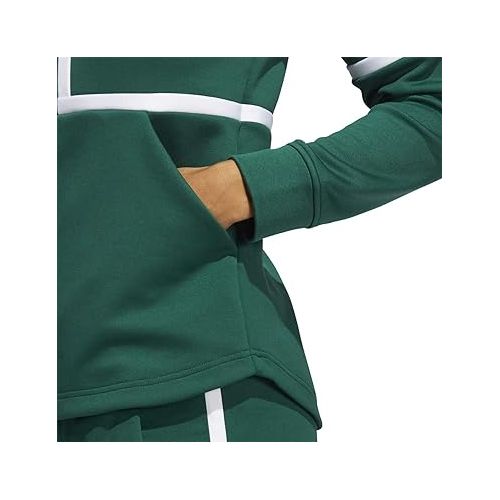 아디다스 adidas Under The Lights Full Zip Jacket - Women's Casual L Team Dark Green/White