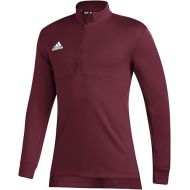 adidas Issue Quarter-Zip Top - Men's Casual S Team Collegiate Burgundy/White