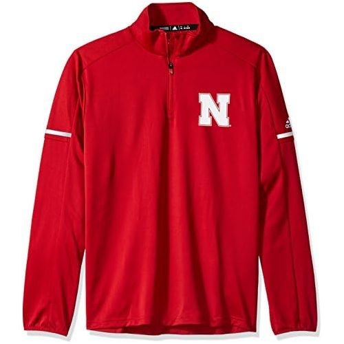 아디다스 adidas NCAA Mens Sideline L/S 1/4 Zip Pullover Jacket