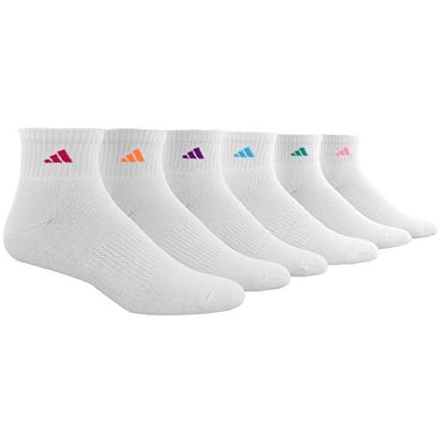 아디다스 adidas Womens Quarter Sock (6-Pack)
